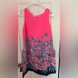 Lilly Pulitzer Pink and Blue Floral Jumpsuit